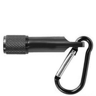 black mini flashlight